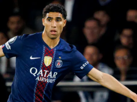 Hakimi chấn thương, lỡ trận lượt về với Bayern Munich