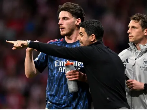 Kéo Rice về đá số 6, Arteta giúp Arsenal sở hữu máy quét hoàn hảo
