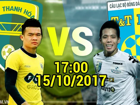Vòng 21 V-League 2017: Đại chiến ở xứ Thanh