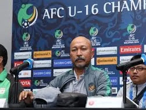 VCK U16 Châu Á 2018: HLV Indonesia nói gì trước "đại chiến" với Việt Nam