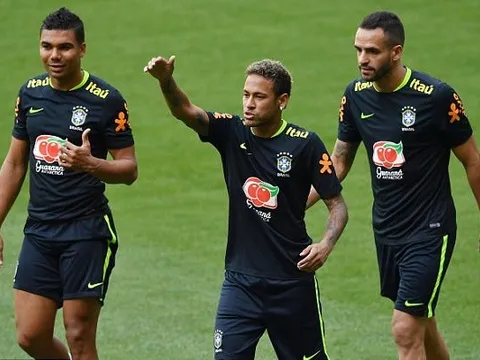Neymar và đồng đội sẵn sàng cho trận tiếp đón Chile