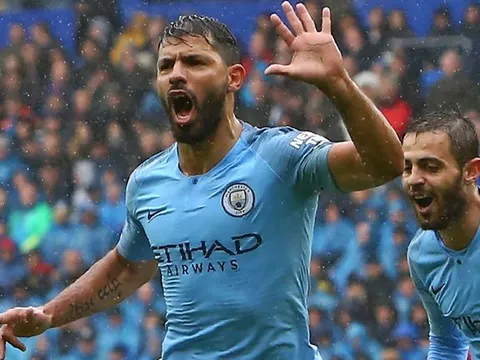 '30 bàn/mùa, Aguero sẽ sớm xô đổ kỷ lục của Shearer'
