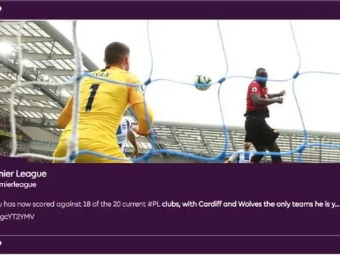 NHM Anh chế giễu thống kê 'khủng' của Lukaku