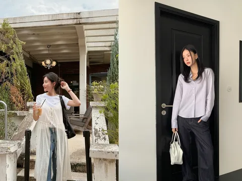 4 kiểu áo mùa hè phối cùng quần ống rộng giúp diện mạo luôn gọn gàng và cuốn hút