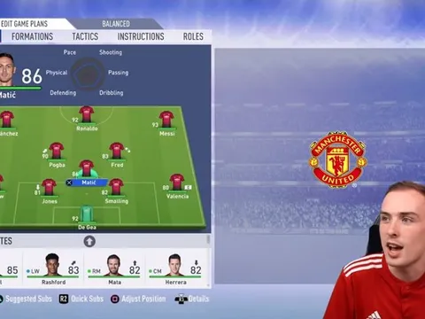 Youtuber kỳ công mang Ronaldo và Messi về M.U trong FIFA 19