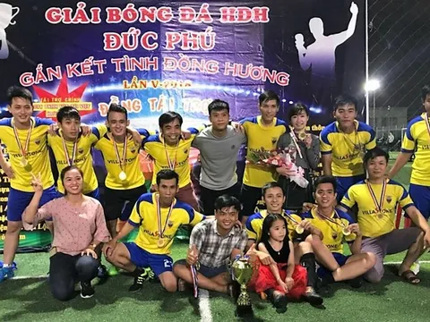 Phước Vĩnh FC vô địch giải hội đồng hương Đức Phú