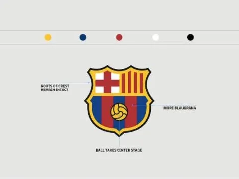 Barcelona bất ngờ thay đổi biểu tượng logo