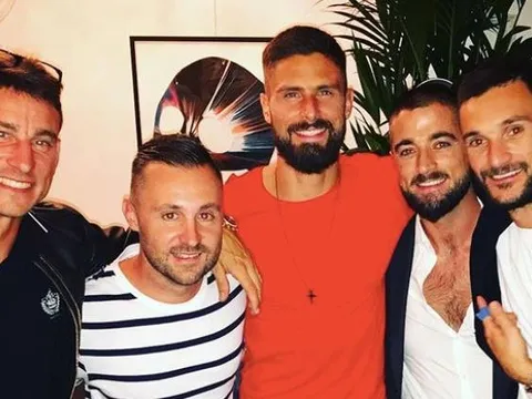 Giroud đã may mắn khi không bị cảnh sát bắt giữ