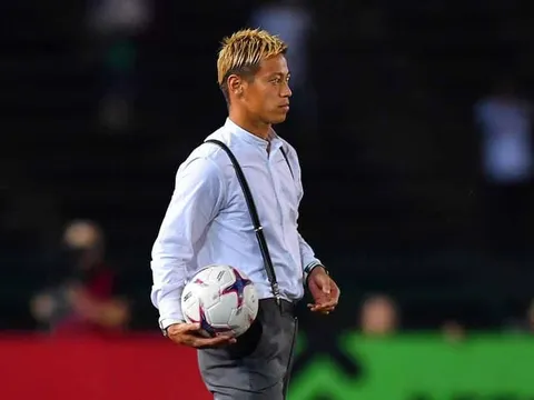 Keisuke Honda đặt quyết tâm đánh bại Việt Nam trên sân Hàng Đẫy