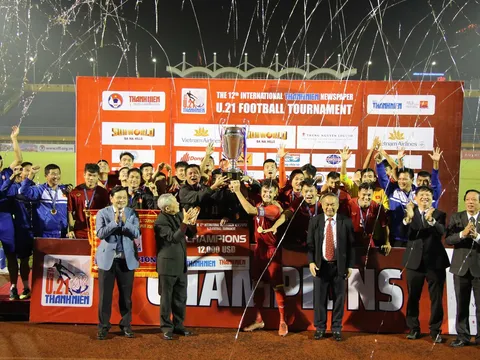 Tiếp bước ĐT Việt Nam, đến lượt U21 Việt Nam vô địch giải U21 Quốc tế
