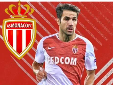 CHÍNH THỨC: Cesc Fabregas gia nhập Monaco