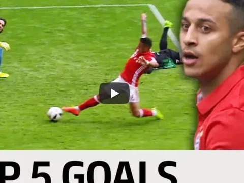 5 bàn thắng tuyệt đẹp của Thiago Alcantara