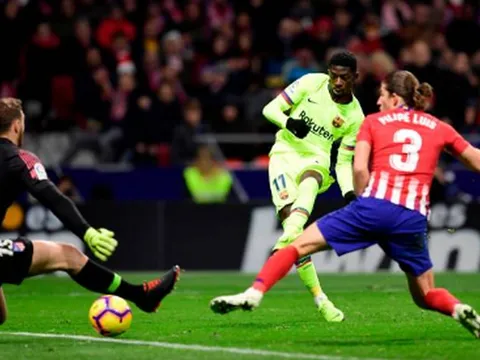 5 điểm nhấn Atletico 1-1 Barca: Dembele 4 lần 'cứu' thầy; "Gậy ông đập lưng ông"