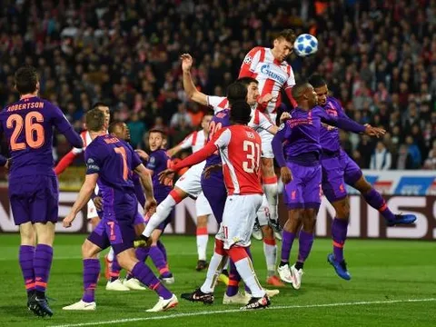 5 điểm nhấn Crvena zvezda 2-0 Liverpool: Cú lừa ngoạn mục; Ngọn lửa Arsenal