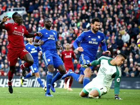 5 điểm nhấn Liverpool 4-1 Cardiff: Mane hoàn hảo?; Ngày buồn cho Alisson
