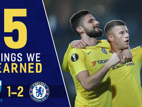 5 điểm nhấn Malmo 1-2 Chelsea: Sarri-ball thăng hoa, kẻ đóng thế hoàn hảo