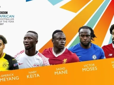 5 ƯCV danh hiệu Cầu thủ hay nhất châu Phi 2017: Mane hay Salah?