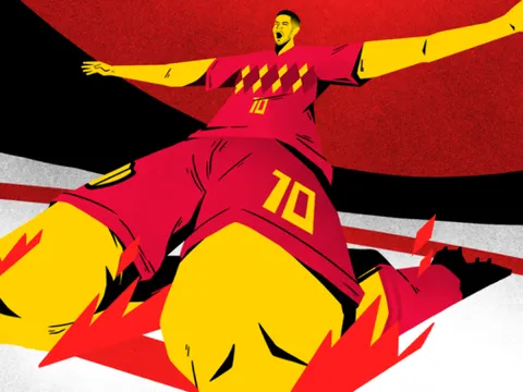 Bị chỉ trích tại Chelsea, Hazard vẫn lập "hattrick" ở quê nhà