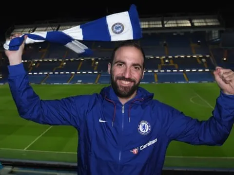 CHÍNH THỨC: Higuain đến Chelsea, mang áo số 9