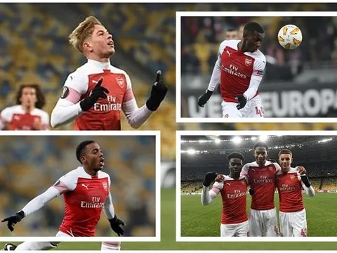 6 sao mai Arsenal vừa được Emery trình làng tại Europa League là ai?