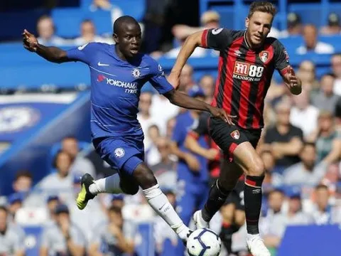 SỐC: Kante làm điều 'không thể tin nổi' trong trận gặp Bournemouth