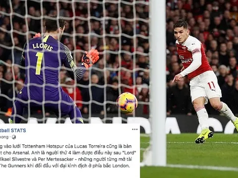 Xé lưới Tottenham, Torreira sánh ngang "Lord" Bendtner về điều này