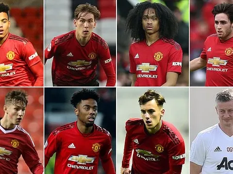 7 'viên ngọc thô' của Man Utd đang chờ HLV Solskjaer khai sáng