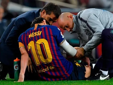 Barcelona xác nhận tình hình chấn thương của Lionel Messi