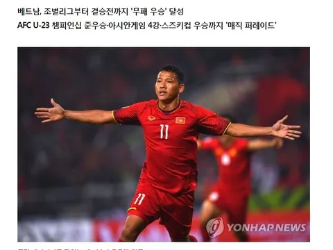 Báo Hàn Quốc: Ma thuật của thầy Park giúp Việt Nam vô địch AFF Cup sau 10 năm