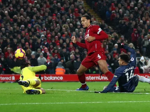 Alisson mắc sai lầm và đây là phản ứng 'cực mạnh' của Van Dijk