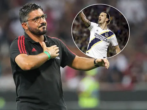 HLV Gattuso lên tiếng về tin đồn Ibrahimovic tái hợp AC Milan