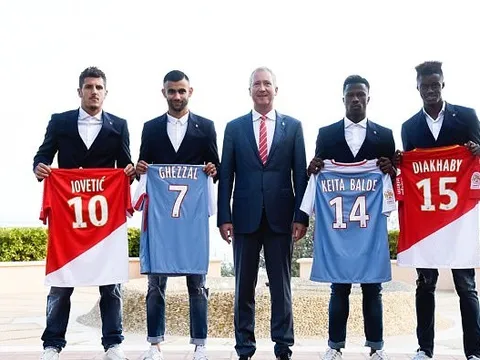 AS Monaco một lúc công bố 4 tân binh