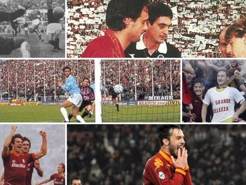 AS Roma 'gầm thét' với 10 chiến thắng derby vang dội