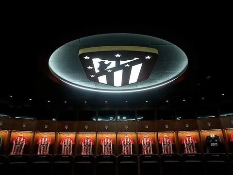 Atletico Madrid khoe phòng thay đồ cực chất ở SVĐ Wanda Metropolitano