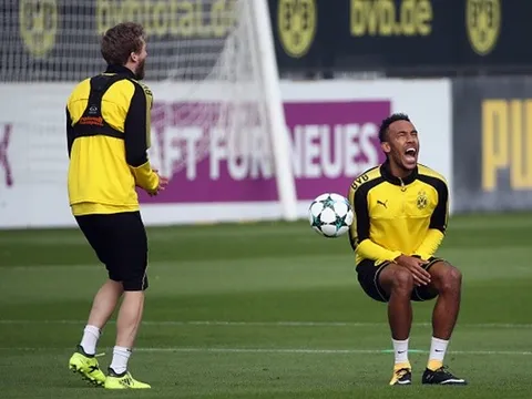 Aubameyang cười thả ga, Dortmund yên lòng trước đại chiến với Real Madrid