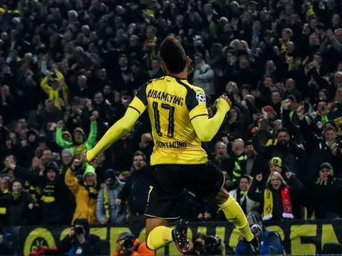 Aubameyang nổ súng, Dortmund hạ gục Hertha Berlin