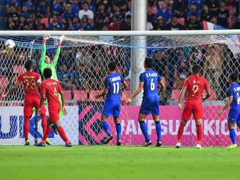 Ba năm, hai ngôi sao Thái Lan ghi bàn từ chấm phạt góc