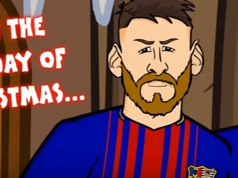 Bài hát hài hước về Giáng Sinh của các ngôi sao bóng đá