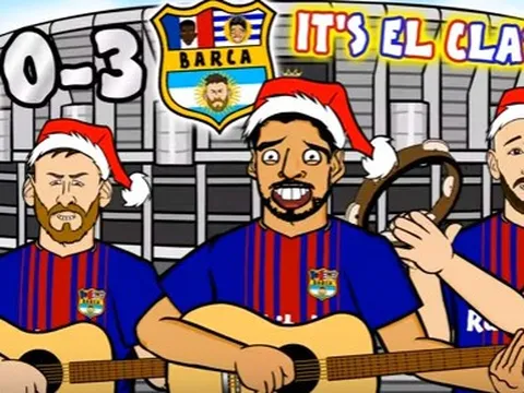 Bài hát vui nhộn về thất bại của Real tại El Clasico