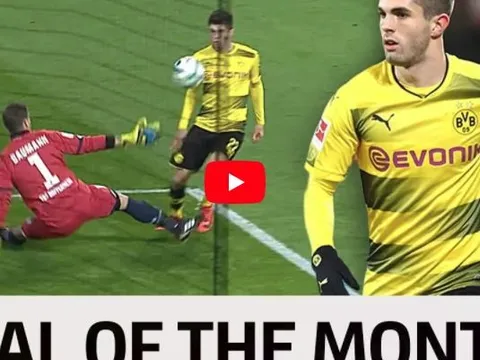 Bàn thắng đẹp nhất tháng 12 Bundesliga