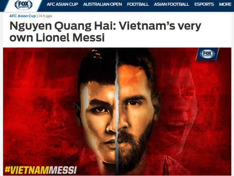 Báo châu Á: Quang Hải xứng danh "Messi Việt Nam"