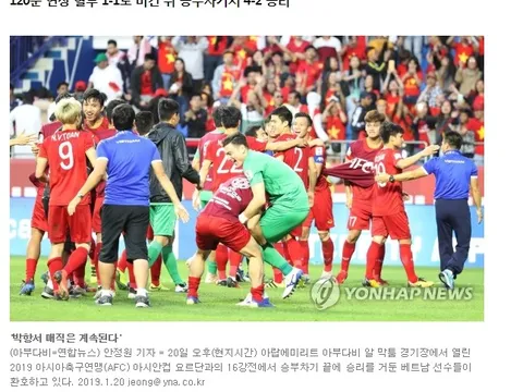 Báo Hàn Quốc: "Phép thuật Park Hang-seo giúp Việt Nam đánh bại Jordan"