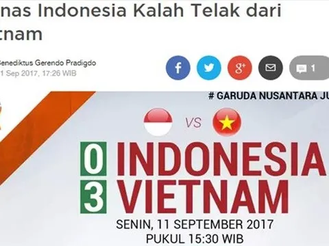 Báo Indonesia sốc nặng khi đội nhà thua U18 Việt Nam