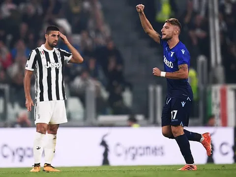 Bất lực trước Immobile, Juventus ôm hận ngay trên sân nhà