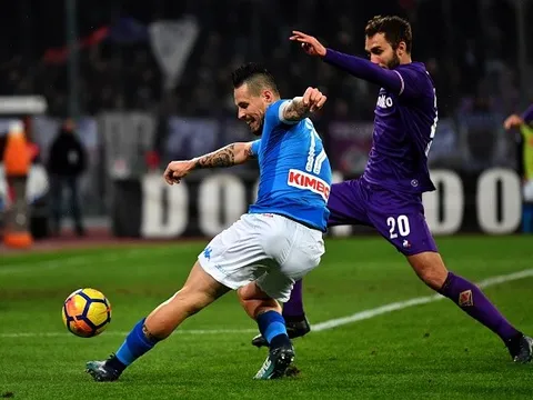 Bất lực trước khung thành, Napoli chưa thể vượt mặt Inter