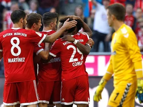 Bayern giành thắng lợi 5 sao trong ngày tái ngộ Jupp Heynckes