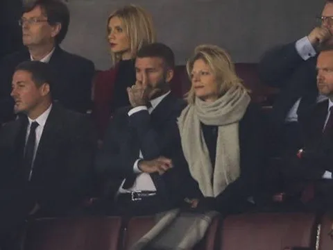 Beckham trầm ngâm nhìn MU đánh rơi điểm trên sân nhà