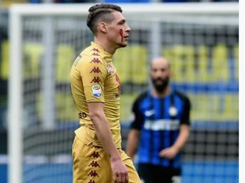Belotti đổ máu trong ngày Torino chia điểm với Inter Milan