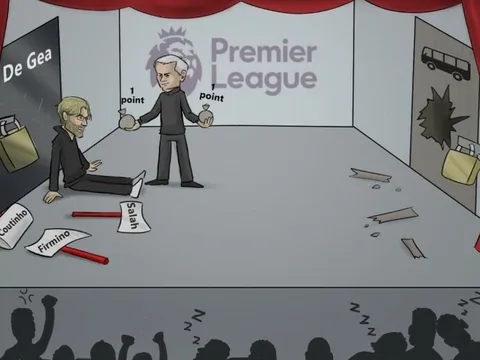 Biếm họa: Messi hóa thánh, Mourinho chia quà cho Klopp