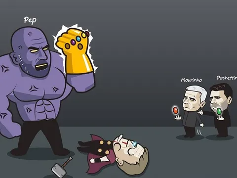 Biếm họa NH Anh theo trailer 'Avengers: Infinity War' đang gây sốt